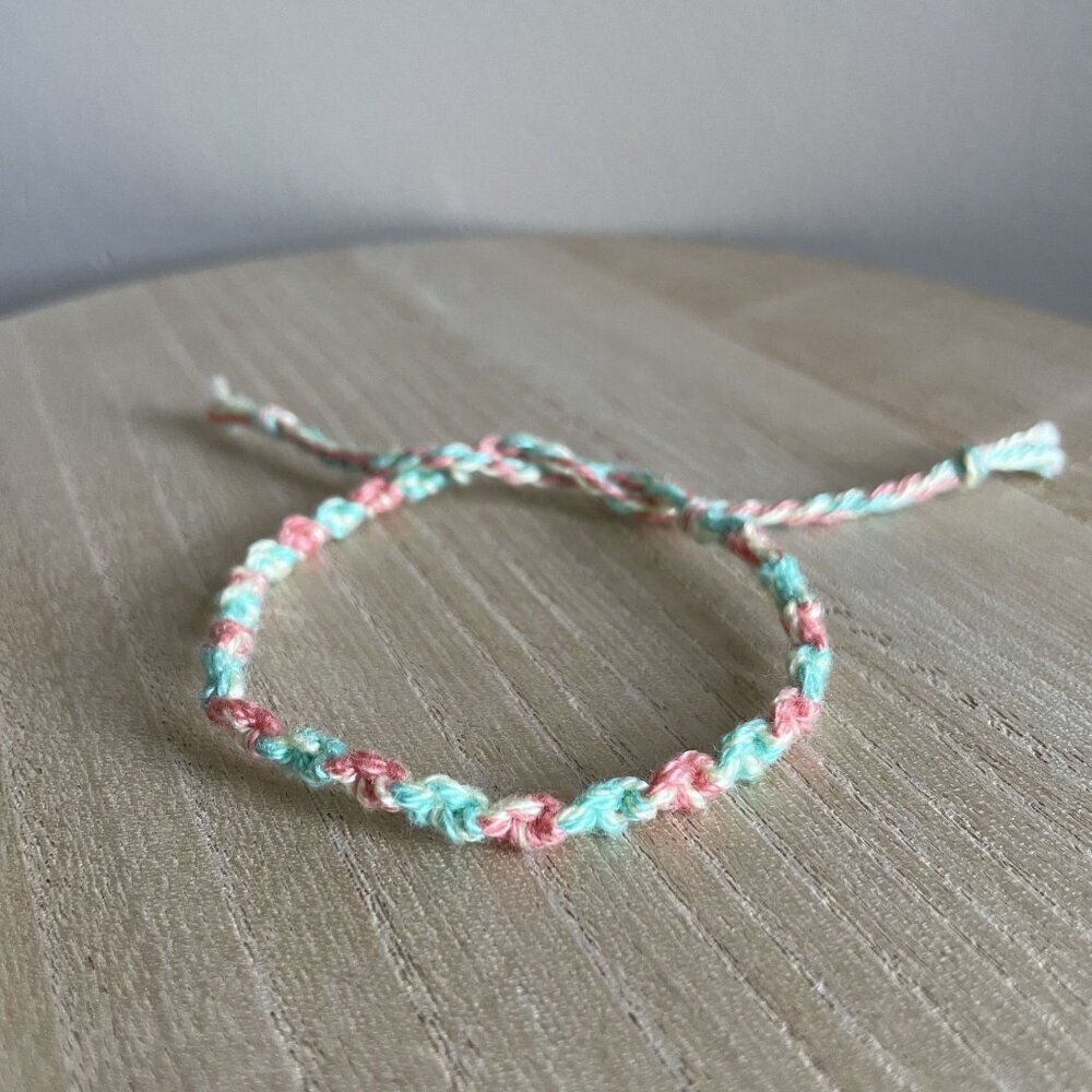 Kezia Bracelet, anklet, trendy, comfortable, tie, embroidery thread, woven, gift